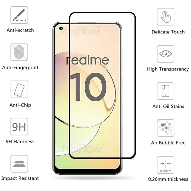 REALME 10 4G 9i 9 4G 9 PRO PLUS 8 4G / 5G 8i 8 PRO 7 7i 7 PRO C17 NARZO 50 20 PRO TEMPERED GLASS CLEAR ANTI GORES KACA