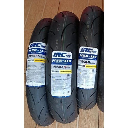 irc mbr110 soft compound 90/80-17, 110/70-17, 120/70-17, 140/70-17