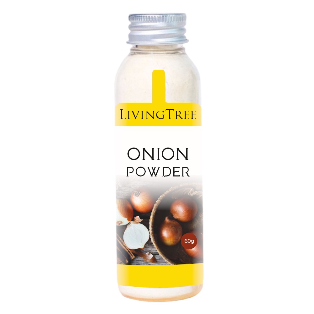 Bawang Bubuk 60 gr Onion Powder 100% Bawang Bombay Original LivingTree