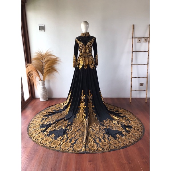 Kebaya pengantin bludru/kebaya manten/kebaya Sanghai