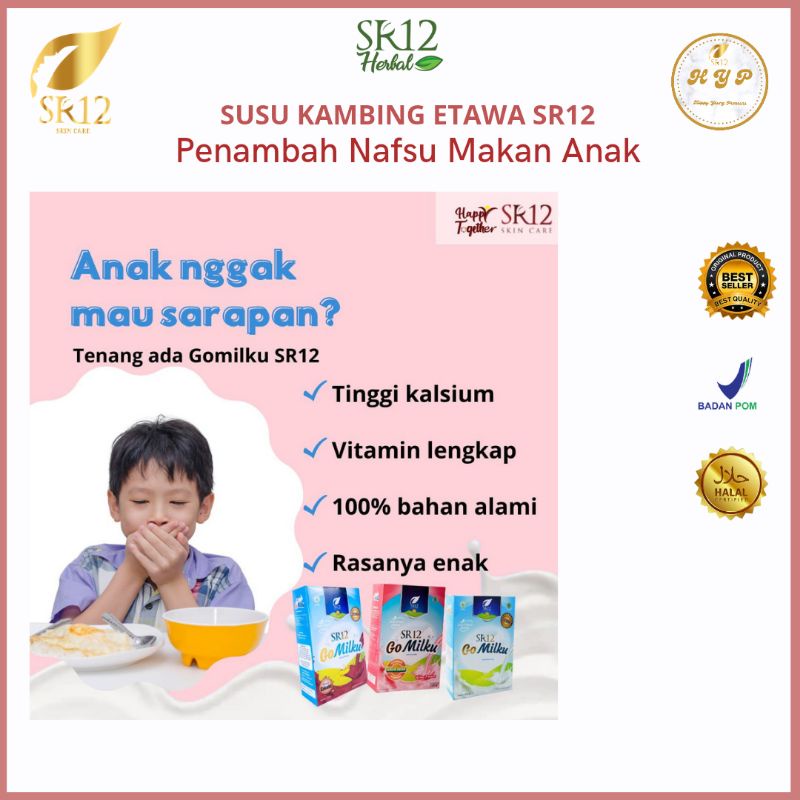 

Bisa COD Susu Penambah Nafsu Makan Anak / Susu kesehatan / Susu Kambing Etawa 200gr Gomilku SR12