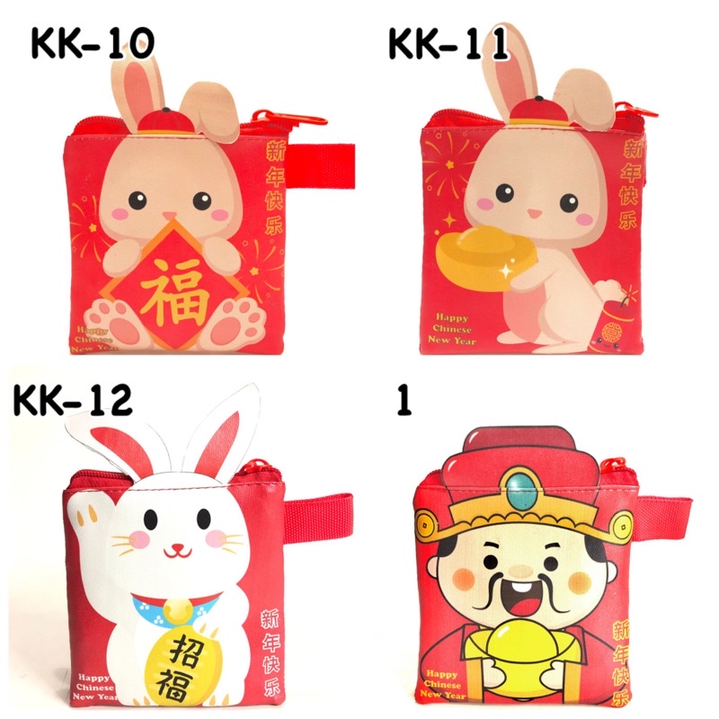 Dompet Angpao Imlek Rabbit Special Edition Mini Shio Kelinci Bunny Tahun 2023 Chinese New Year 3D Imlek Lucu 3D