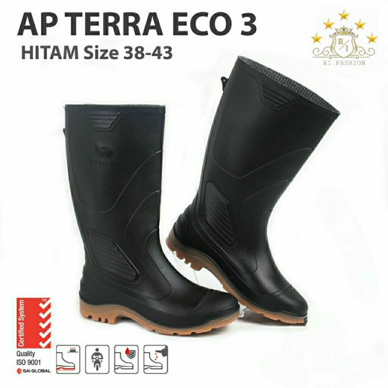 SEPATU AP BOOT KARET Anti Hujan Anti Banjir Sepatu AP Boots termurah KARET KEBUN PETANI PROYEK But P