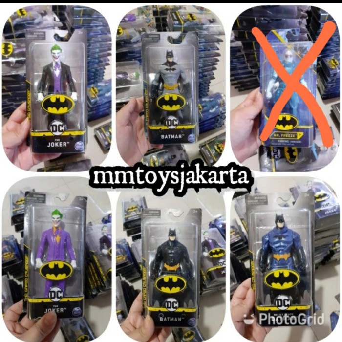 figure batman joker mr freeze nightwing dc original spin master