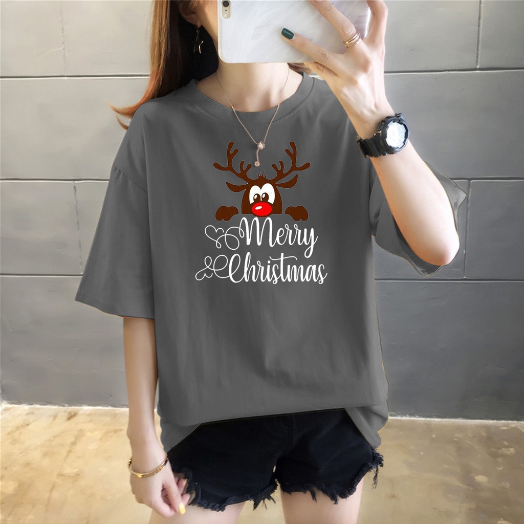 KAOS 0VERSIZE WANITA SPECIAL CRISTMAS EDITION 4