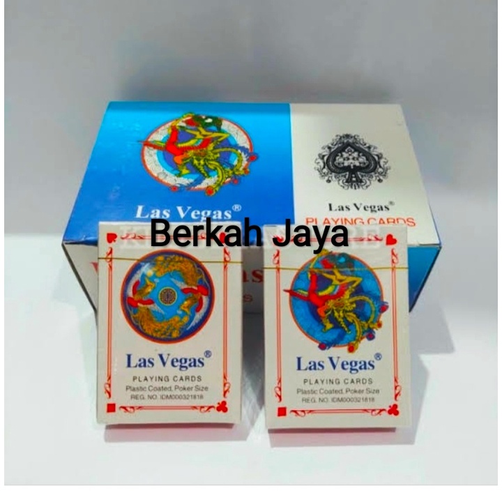 Kartu Remi Las Vegas Biru