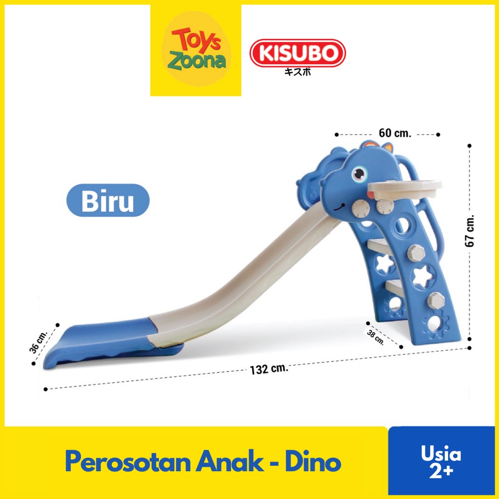 ToysZoona Perosotan Dino / Perosotan Anak Murah / Perosotan Kisubo / Mainan Perosotan