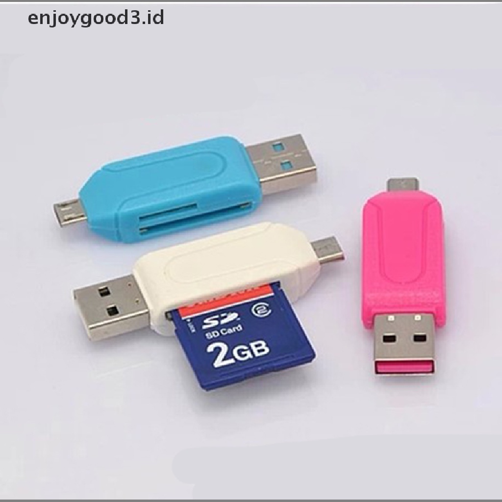 Card Reader Micro USB OTG TF / SD Untuk Handphone