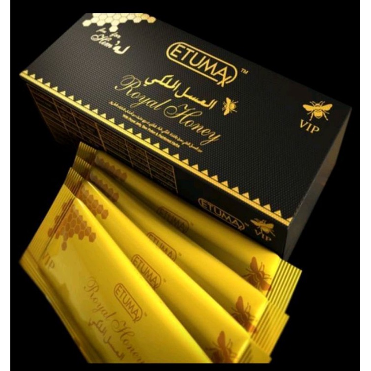 

MADU ETUMAX ROYAL HONEY ISI 1 BOX MADU SEHAT ETUMAX ROYAL HONEY 1 KOTAK isi 12 x 20g MURNI ORIGINAL ASLI MADU SEHAT PERKASA BERTENAGA KUAT