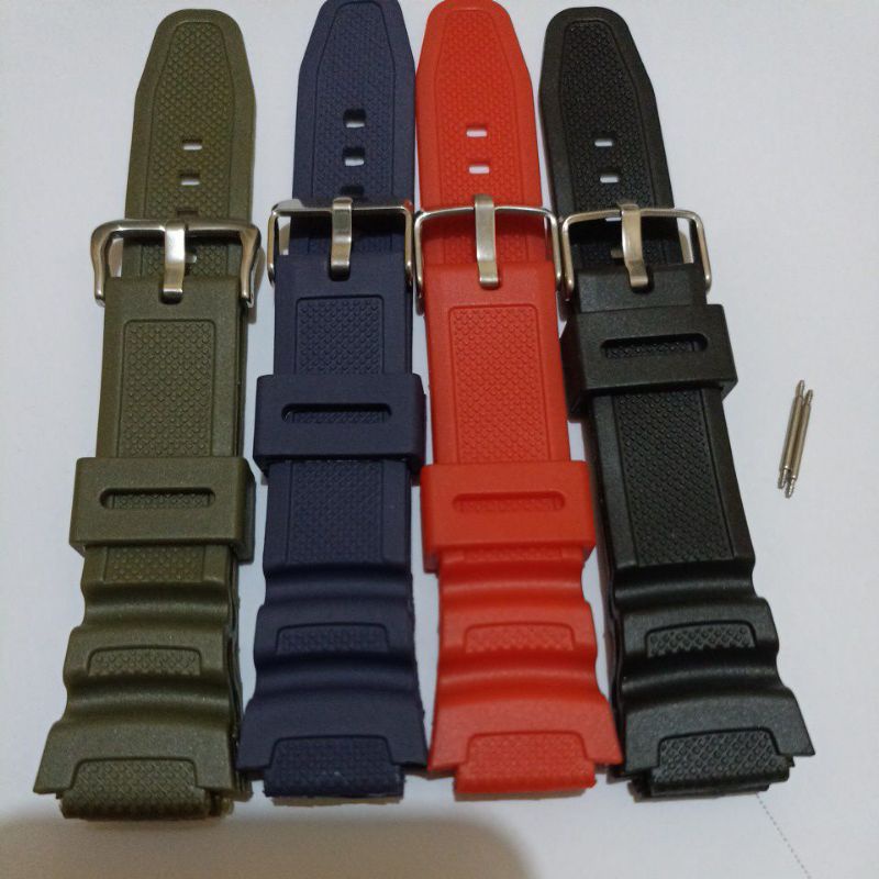 Strap tali jam tangan Casio W218H W-218H W 218 H tali jam CASIO W-218 H free pen