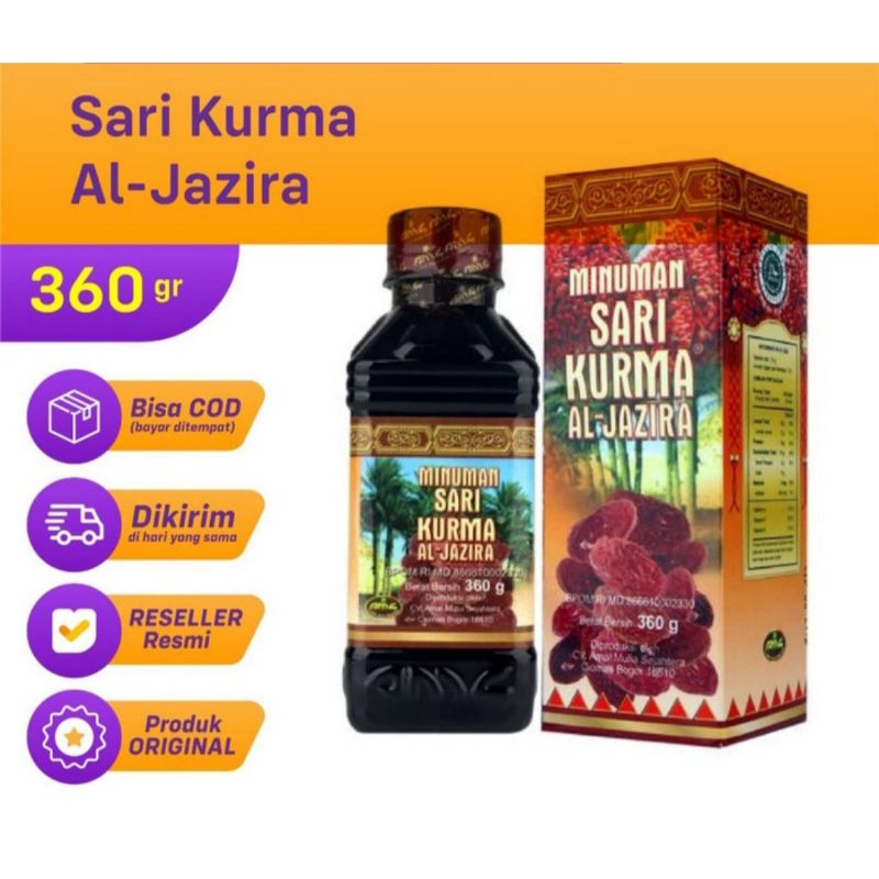 Sari Kurma Al Jazira 360 gram original