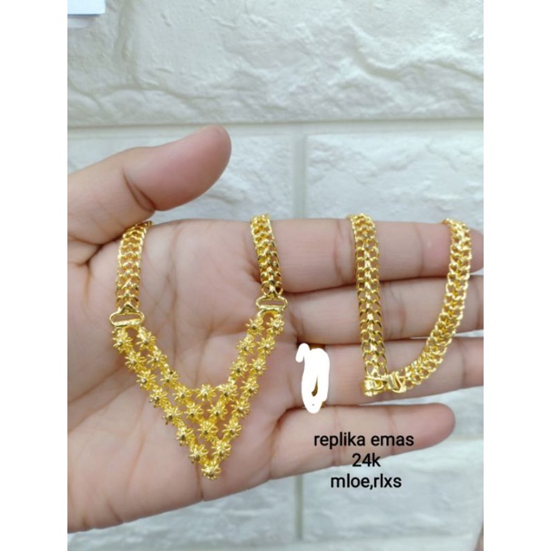 Replika emas 24k, model best seller