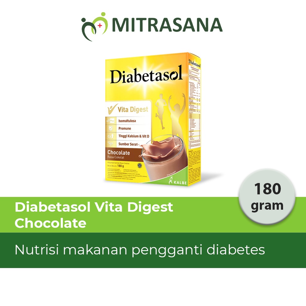 Diabetasol Vita Digest Coklat 180gr