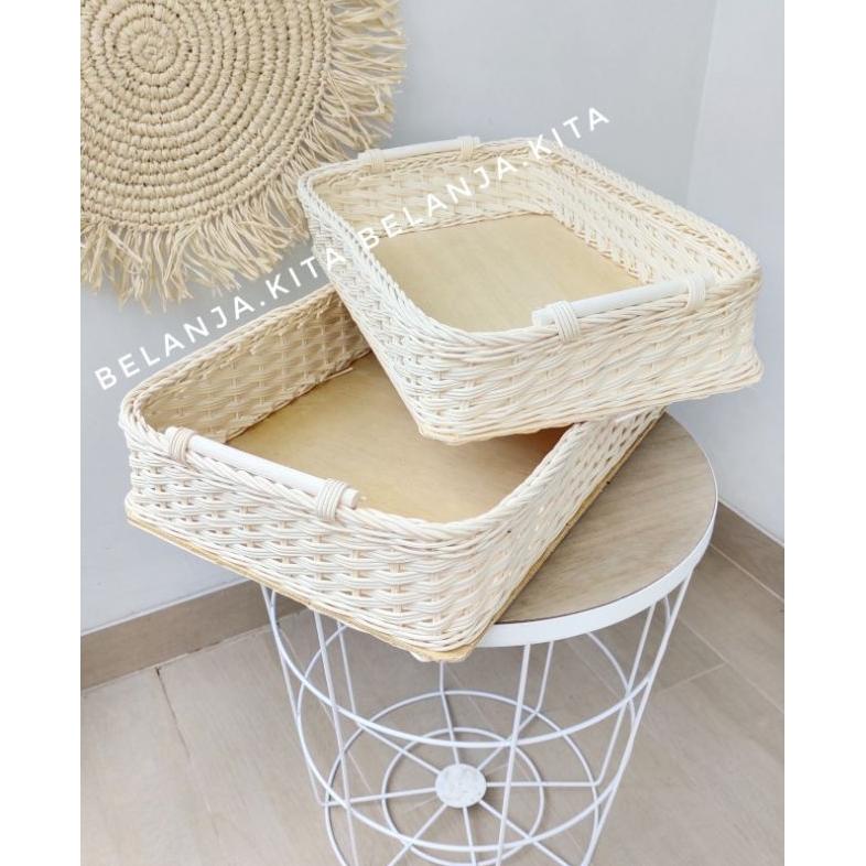 keranjang hantaran set2 rotan halus/ hampers rotan hits