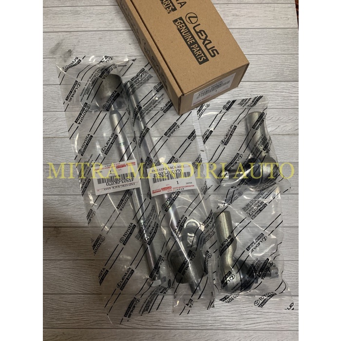 PAKET LONG SHORT TIE ROD RACK END STEER FORTUNER VRZ HILUX REVO 2017Up