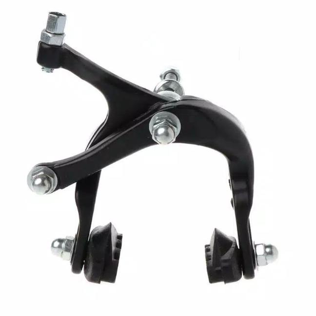Rem U Brake sepeda Fixie U Brake Roadbike Sepeda balap - Depan Hitam
