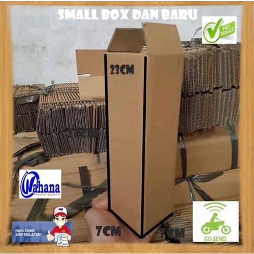 

Karton Box / Kardus Box ( ukuran : panjang 7 cm x lebar 7 cm x tinggi 23 cm )