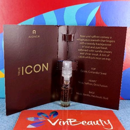 Vial Parfum OriginaL Aigner True Icon EDP 1.5 ml For Women Murah