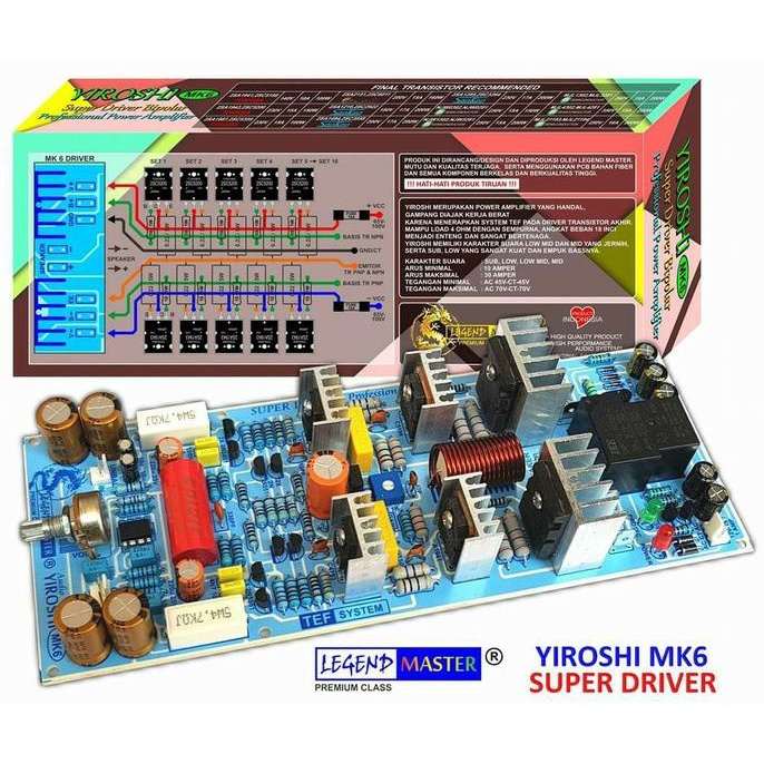Driver Yiroshi MK6 MK 6 Super Driver Amplifier Yiroshi Legend Master