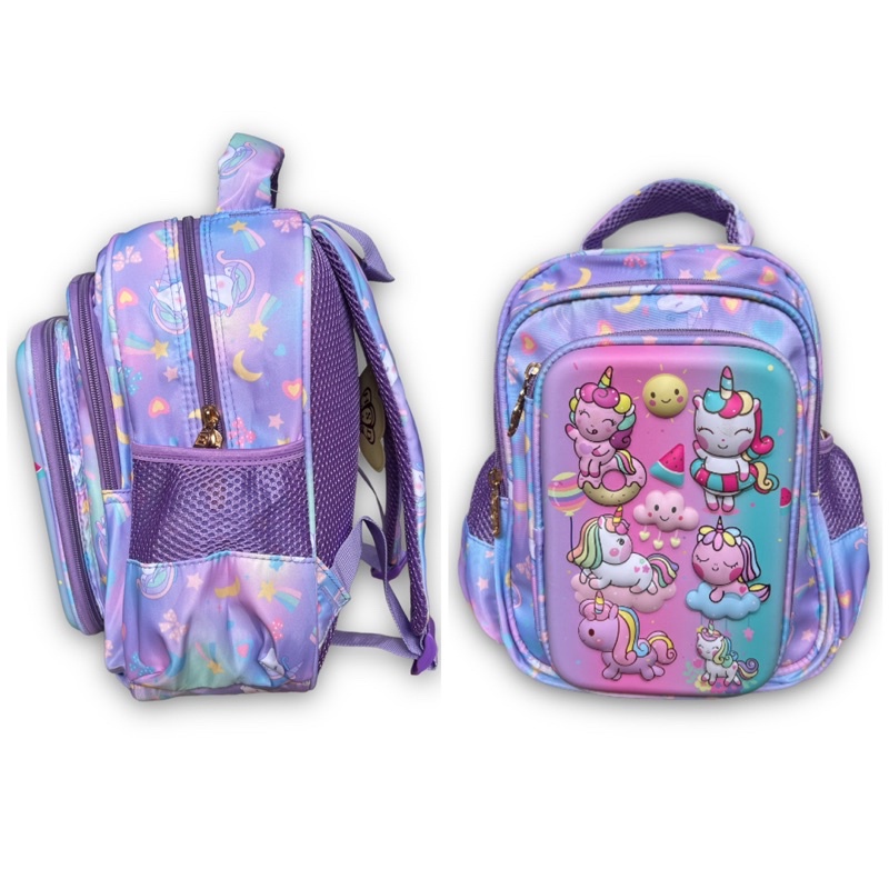Tas ransel pop it jumbo muat untuk buku tulis tas unicorn