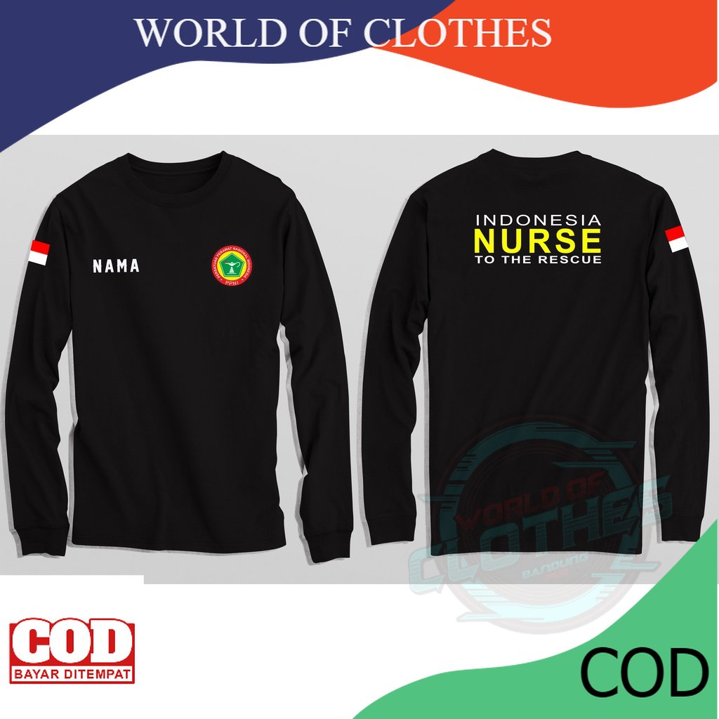 KAOS PPNI PERAWAT LENGAN PANJANG / TSHIRT PERAWAT