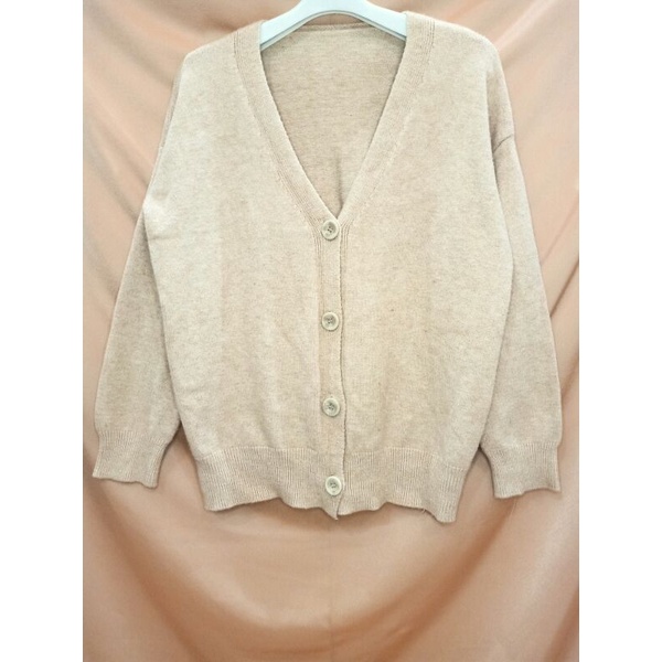 Jual Cardigan Premium Soft Peach Cardigantebal Lucu Cardigan Korea