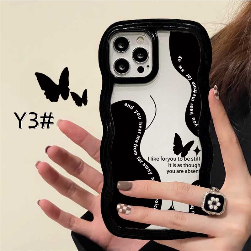 Casing Silikon Case Iphone14 14 14 Pro MAX 11 Pro 11 Pro MAX 12 12 Pro 12 Pro MAX iPhone 13 Pro MAX X XR XS MAX 6 6S 7 8 Plus SE 2020fashion Halus Motif Kupu-Kupu Creative Case