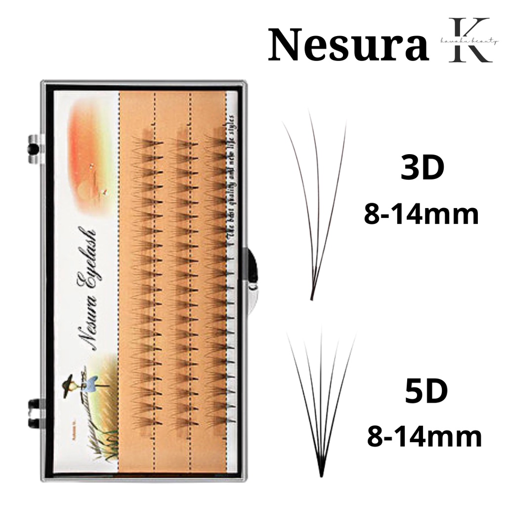 NESURA EYELASH 3D/5D Bulu Mata Extension Cabang