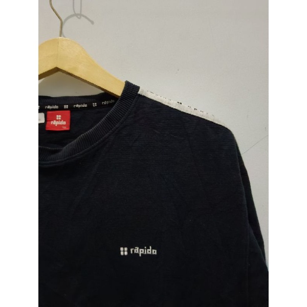 crewneck brand rapido navy