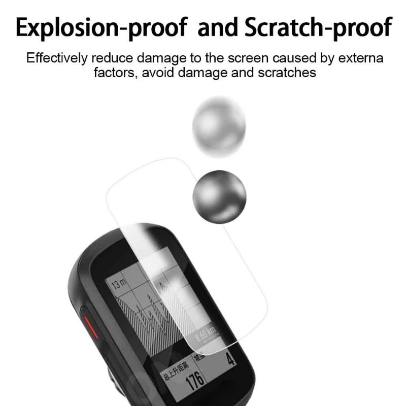 Tempered Glass Pelindung Layar Depan Anti Gores Ultra Tipis Transparan Untuk Garmin Edge Explore 2