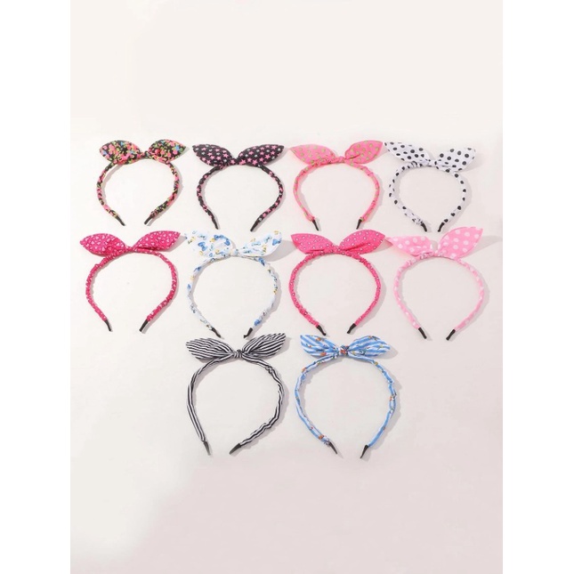 Bando Pita Chibi Import - Bando Bunny Headband - Bando Wanita Fashion Korea