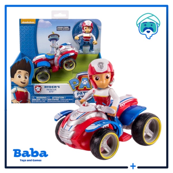 

Unik Paw Patrol Ryder's Ryder Rescue ATV Mobil Figure Set Original Diskon