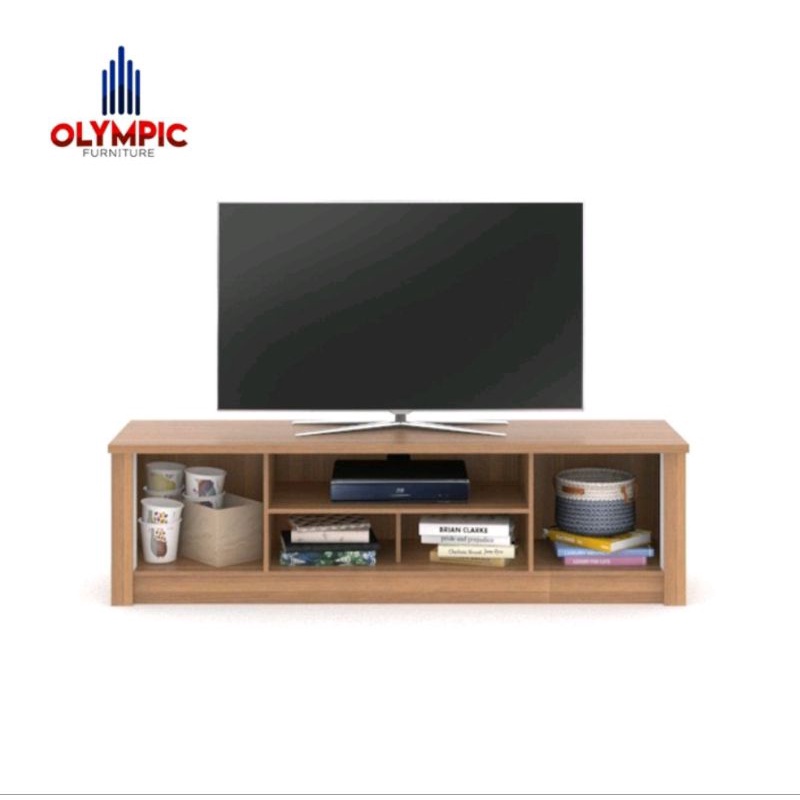 meja tv minimalis buffet tv rak tv modern meja tv murah OLYMPIC AVR LATTE