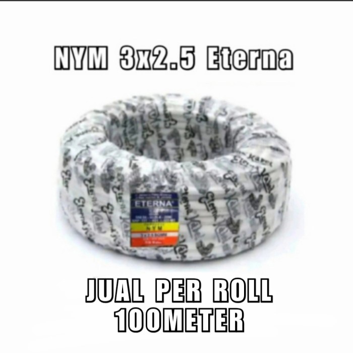 Kabel Nym 3X2.5 Eterna Roll 100Meter Cod