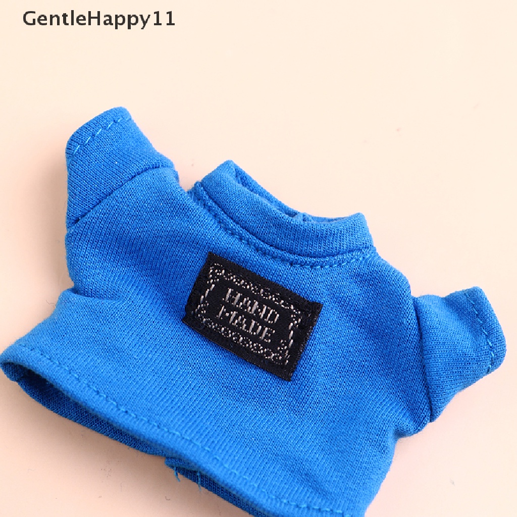 Gentlehappy OB11 Kaos T-shirt Lengan Pendek Ukuran 16-17cm Untuk Boneka 1 / 8
