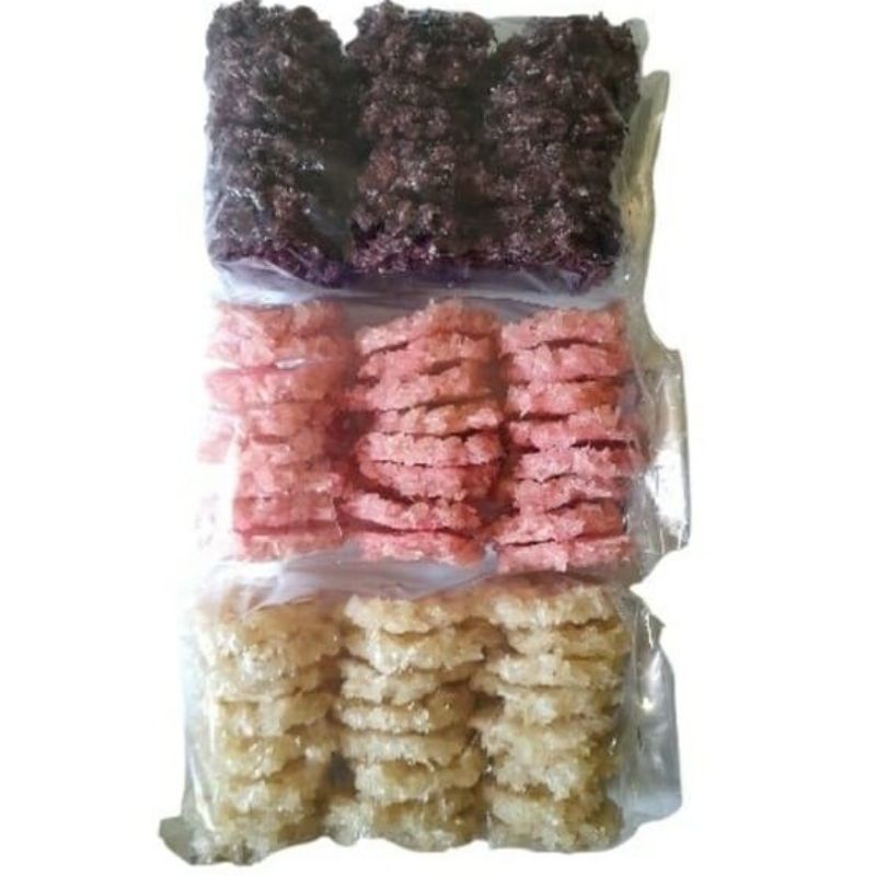 

Rengginang Ketan Hitam Terasi Mentah isi 20pcs
