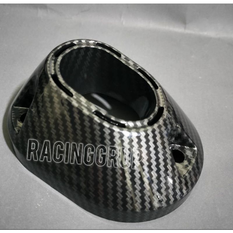 moncong corong cover ujung tutup knalpot honda Pcx 160 New Vario 160 CARBON