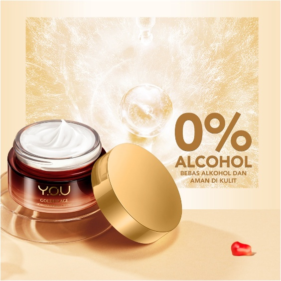 YOU Golden Age Illuminating Day Cream 30g |Skin Care Krim Wajah Anti Aging | SPF 30 PA+++
