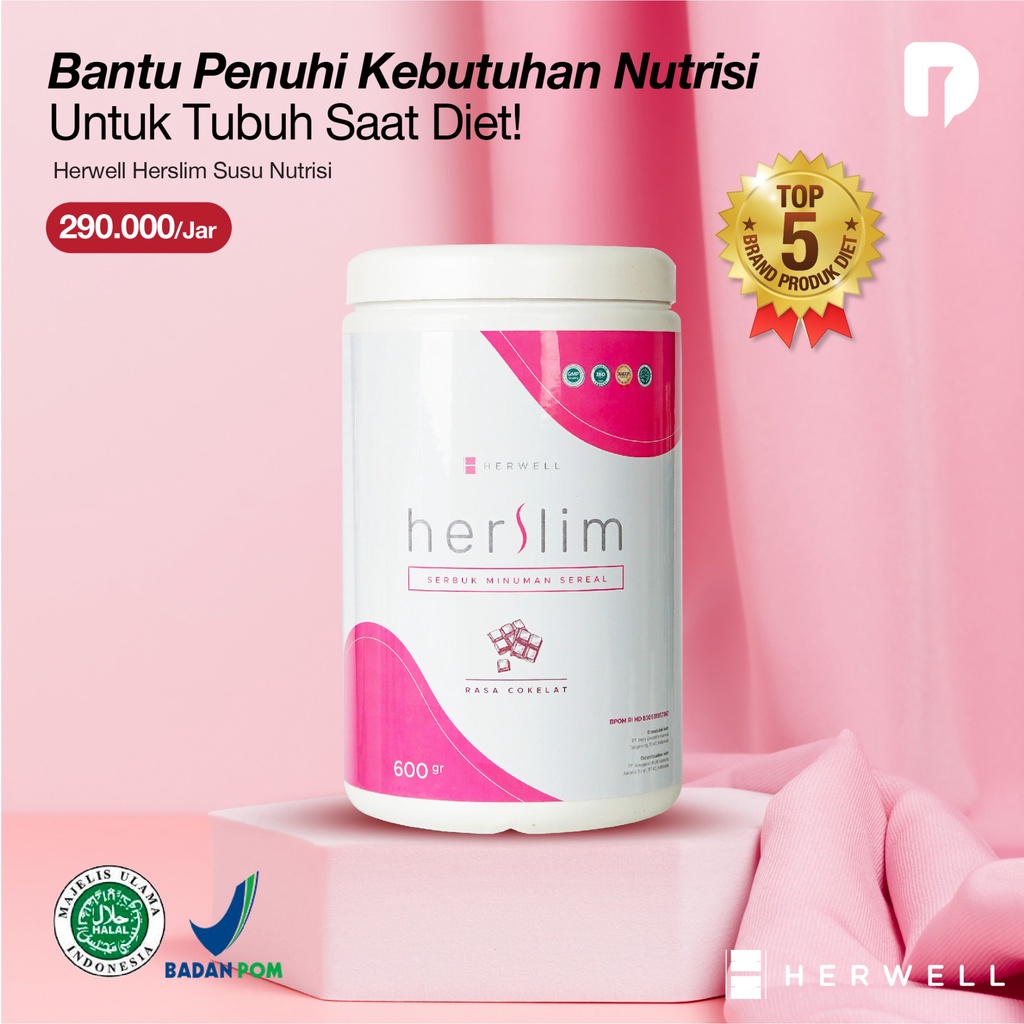 Herwell Herslim Susu Nutrisi Diet Sehat Enak