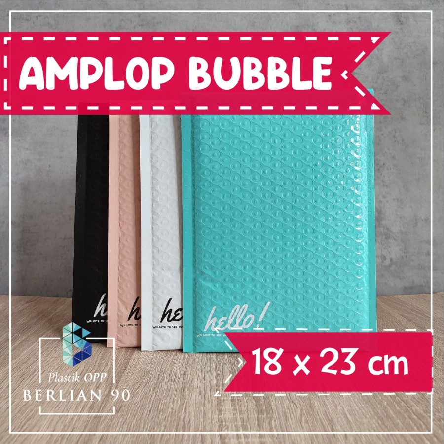 

( ISI 10 ) Amplop Bubble Mailer 18x23 Cm Bubble Mailer Murah Amplop Bubble Wrap / ISI 10 PCS