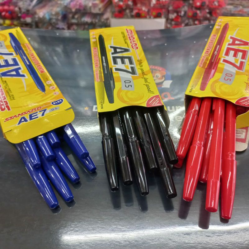 

Pulpen standar AE7 isi 12 pcs