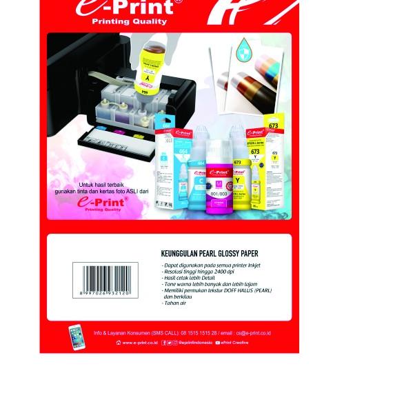 

Kertas Foto e-Print Pearl Glossy A4 240 GSM