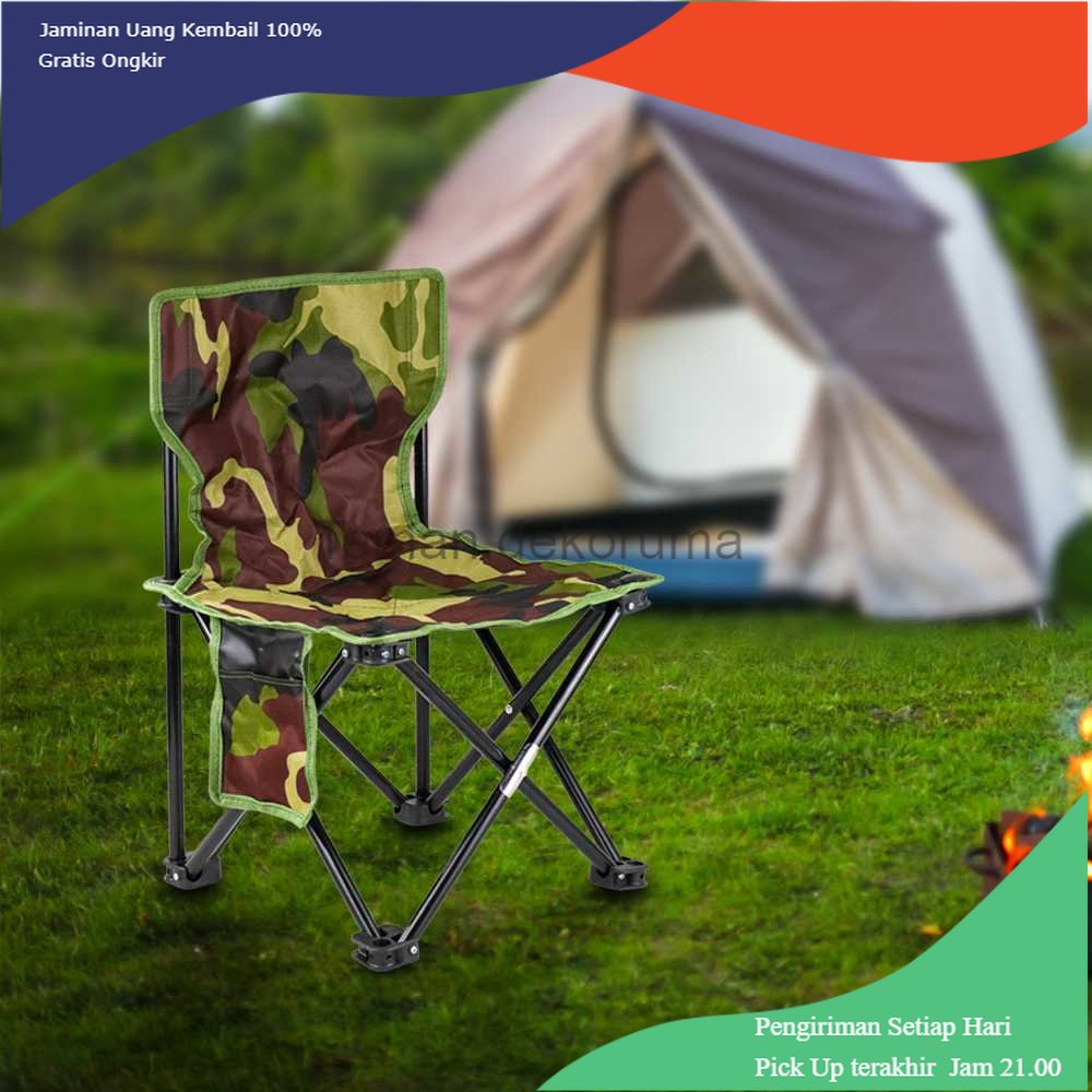 TD - PR TaffSPORT Kursi Lipat Portable Memancing Outdoor Fishing Chair - AAN147