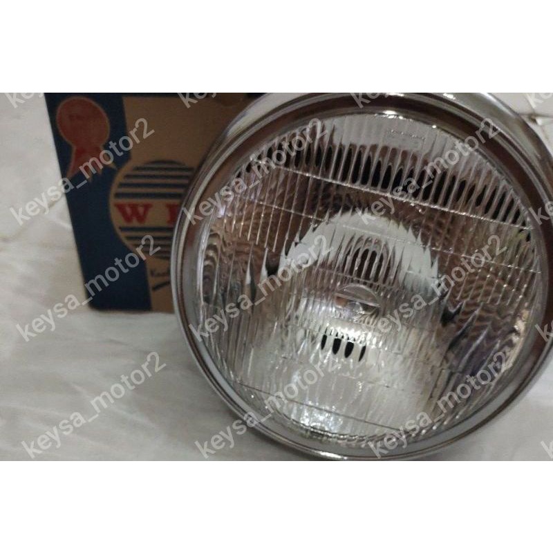 reflektor lampu depan megapro lama hiu