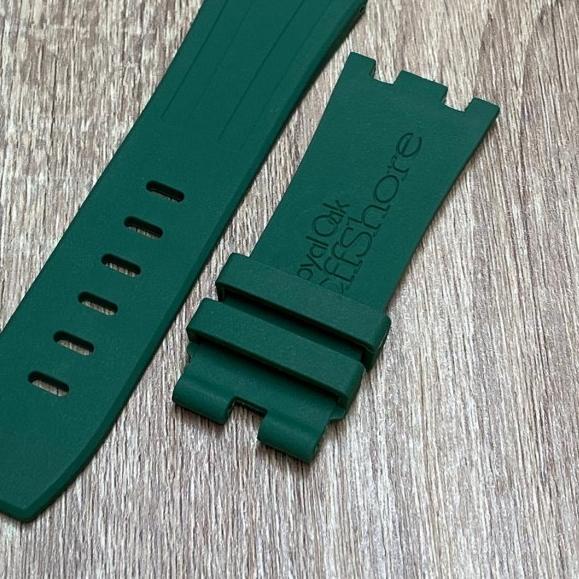 STRAP-TALI JAM TANGAN AP-AUDEMARS PIGUET RUBBER - Hitam
