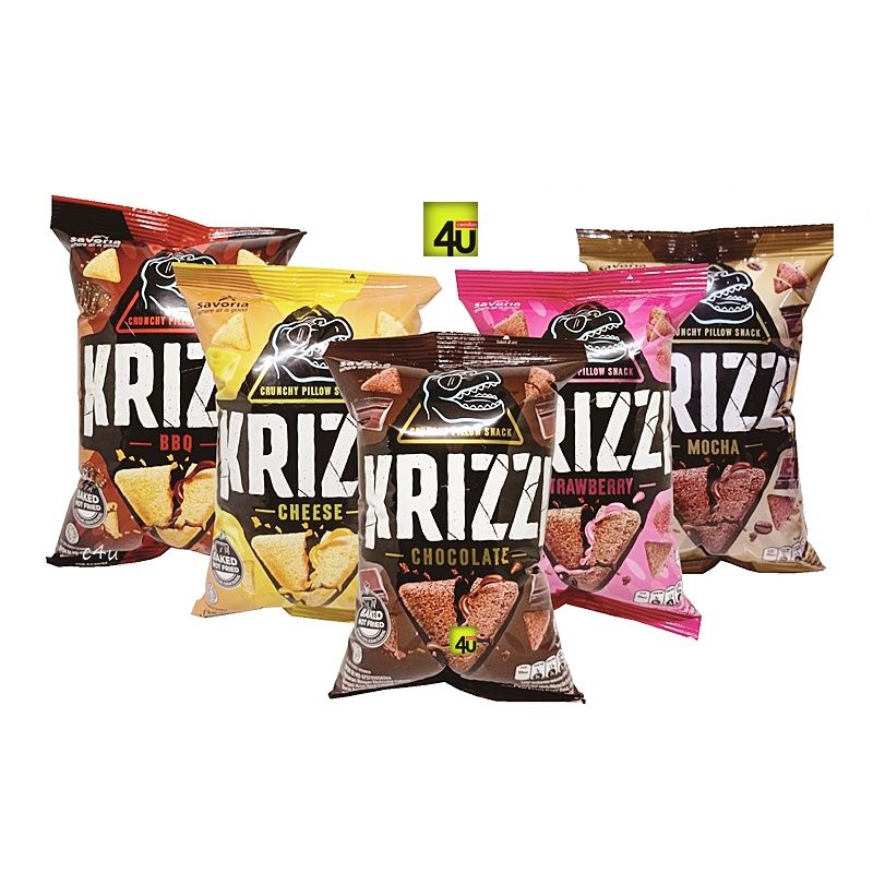 

KRIZZI - Snack Sereal Bantal isi Krim - 55g