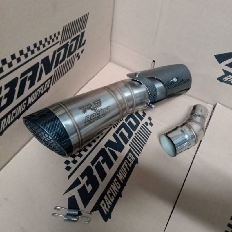Knalpot R9 H2 ss Ninja 250 Fi R25 Ninja 250 SL Ninja Karbu CBR 250RR CBR 250R