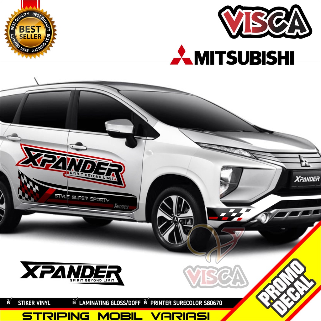 Stiker Xpander - Stiker Keren Buat Mobil - Stiker Mobil Keren - Stiker Mobil Variasi Tulisan Keren -