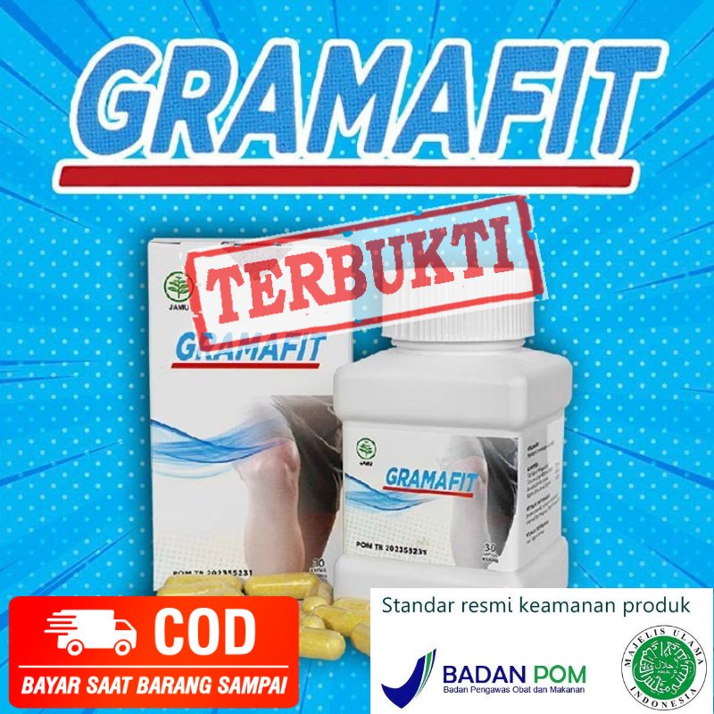 Gramafit Original Obat Atasi Nyeri Sendi Asam Urat Rematik