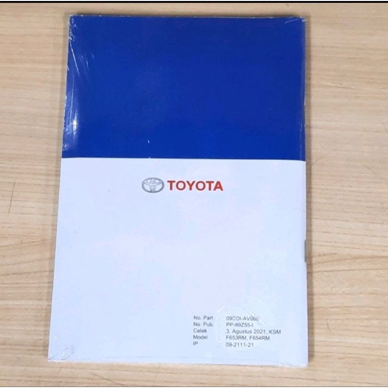 New manual book buku manual grand new avanza 2016 2018 ori Original